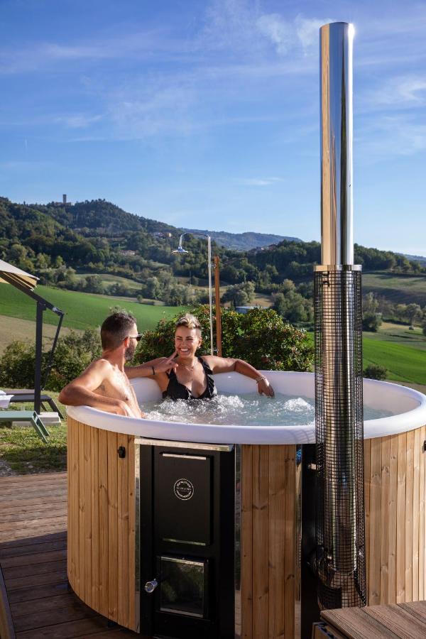 Palazzo Serre - Natura & Piscina サン・レーオ エクステリア 写真