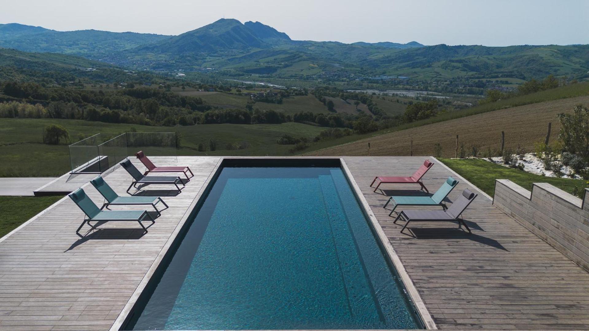 Palazzo Serre - Natura & Piscina サン・レーオ エクステリア 写真